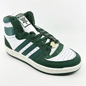 NWT Adidas Originals Top Ten in 'White Green Oxide'